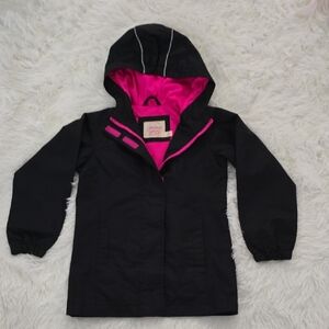 Faded Glory Kids Jacket - Black with Pink Lining